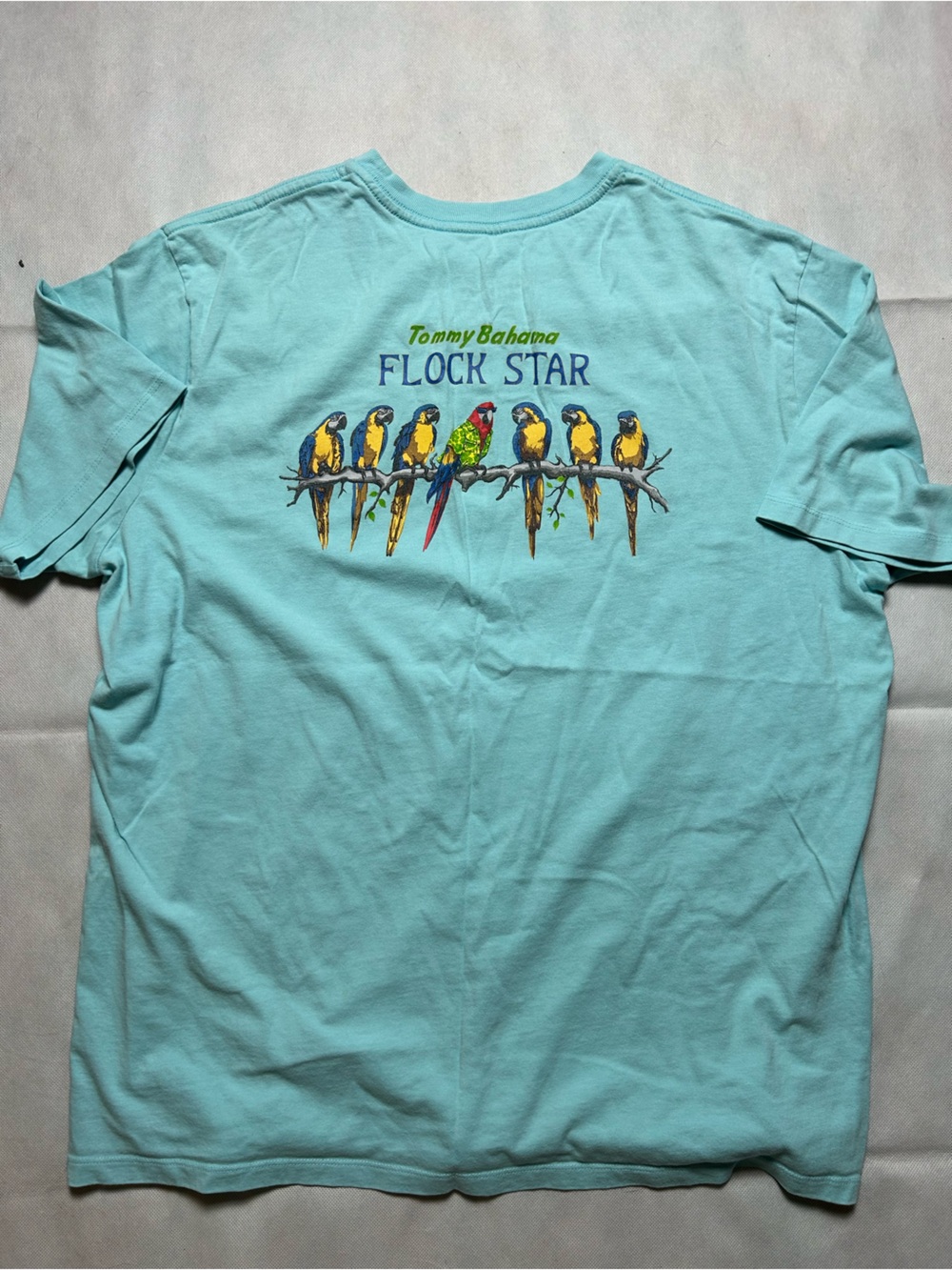 Tommy Bahama flock star bird graphic tee relaxed size XL
